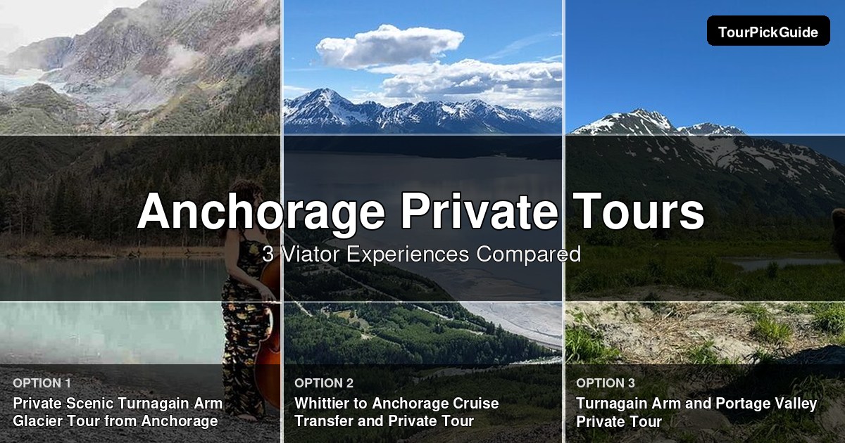 Anchorage private tours – three Viator experiences compared