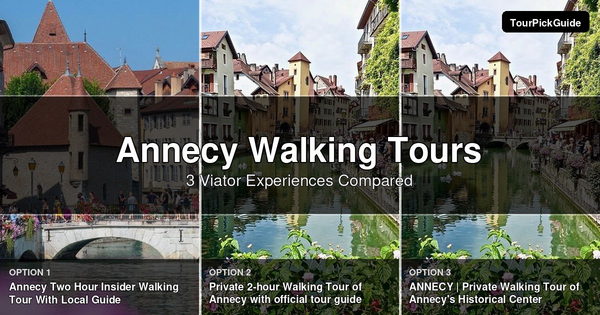 Annecy walking tours – three Viator experiences compared