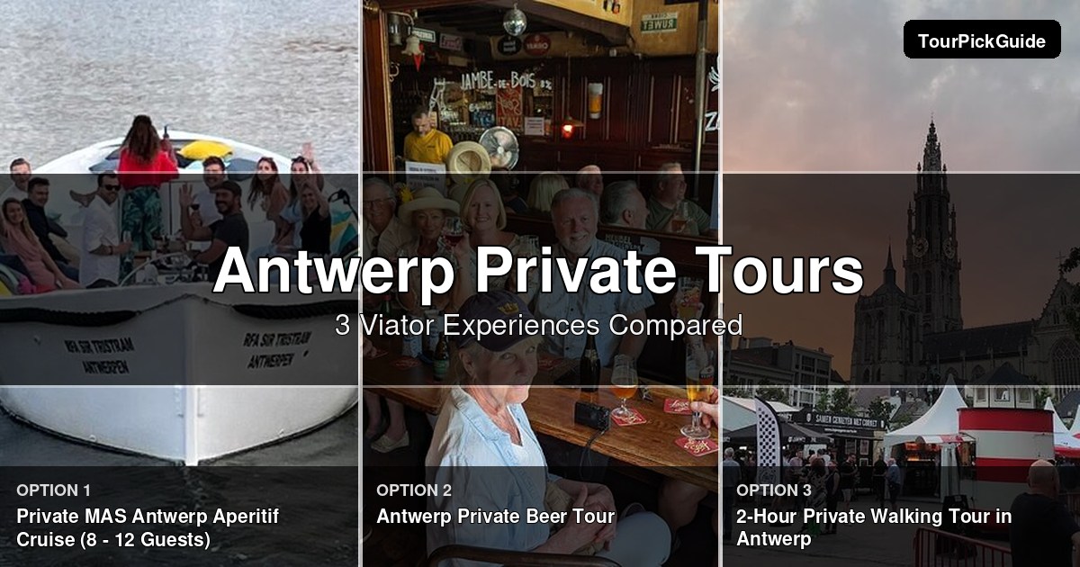 Antwerp private tours – three Viator experiences compared