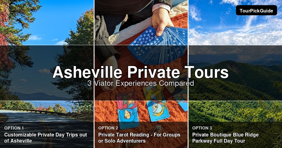 Asheville private tours – three Viator experiences compared
