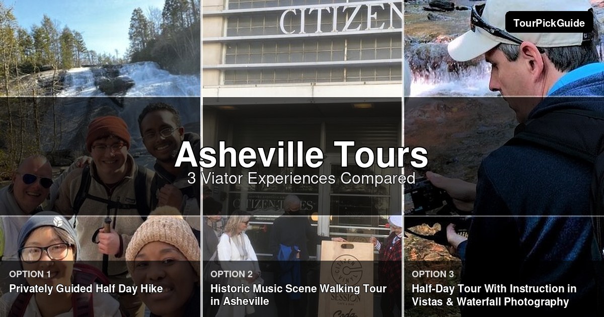 Asheville tours – three Viator experiences compared