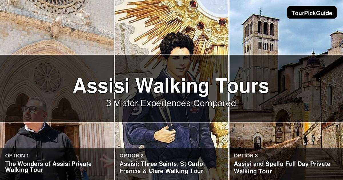 Assisi walking tours – three Viator experiences compared