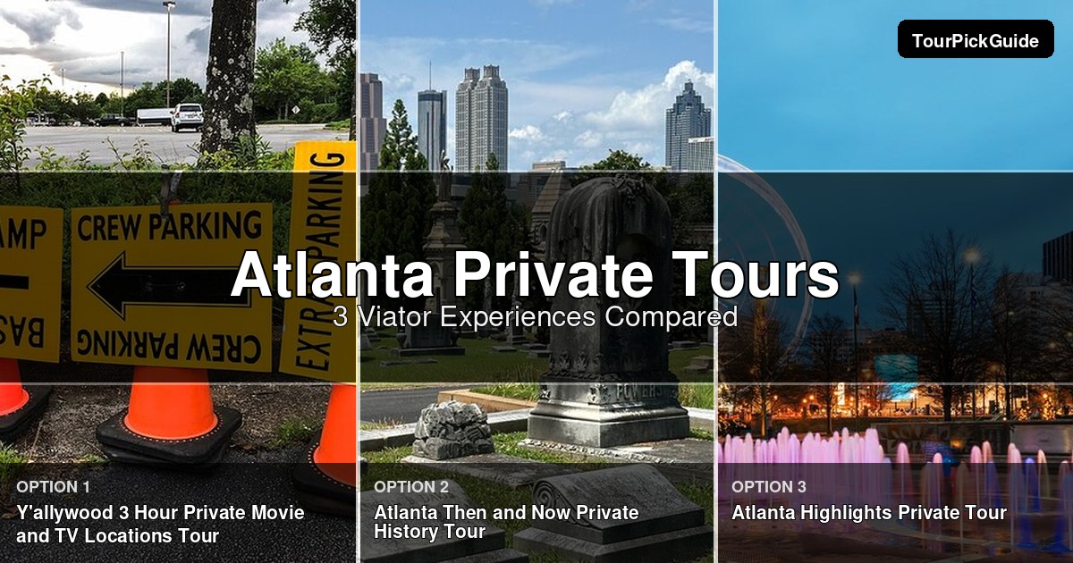 Atlanta private tours – three Viator experiences compared