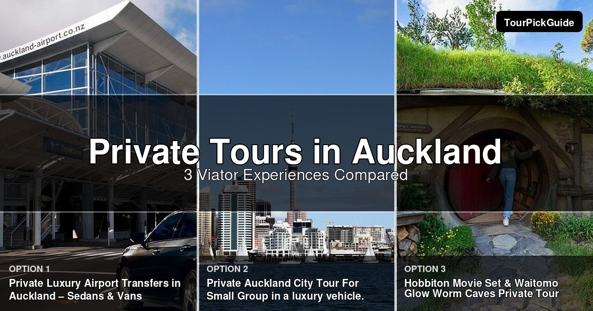 Auckland private tours – three Viator experiences compared