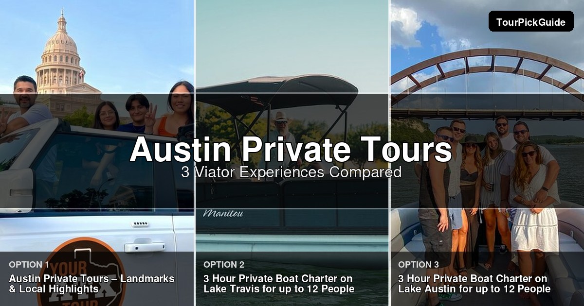 Austin private tours – three Viator experiences compared