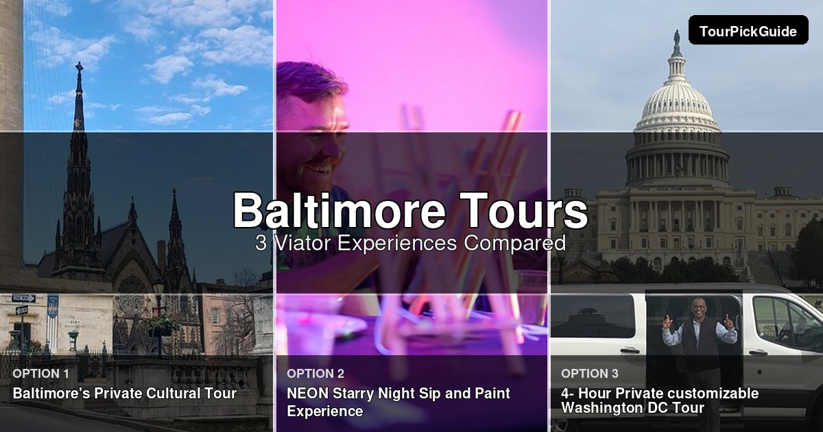 Baltimore tours – three Viator experiences compared