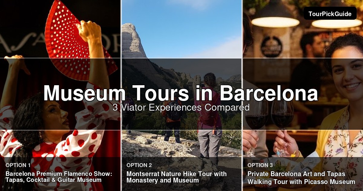 Barcelona museum tours – three Viator experiences compared