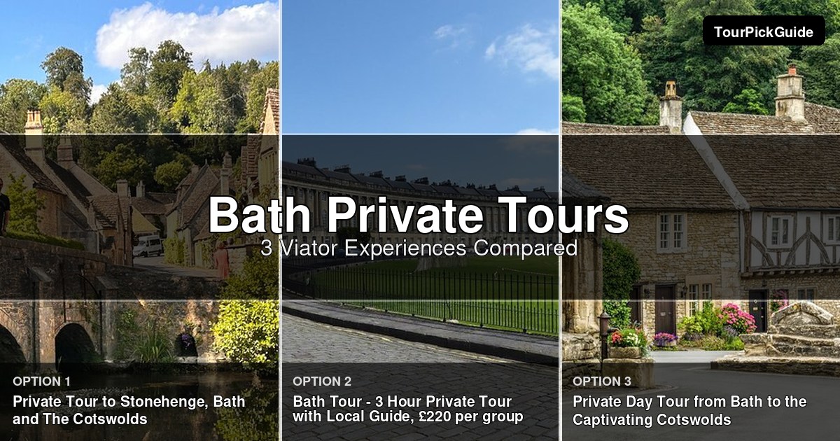 Bath private tours – three Viator experiences compared