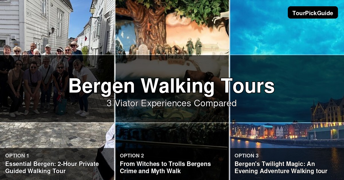 Bergen walking tours – three Viator experiences compared
