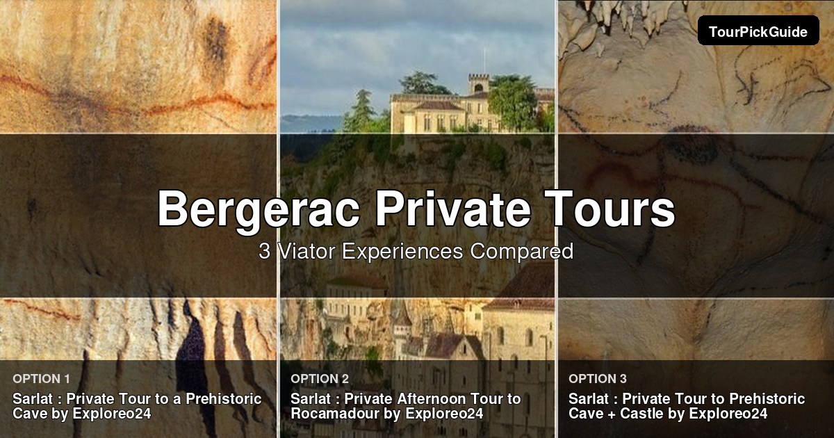 Bergerac private tours – three Viator experiences compared