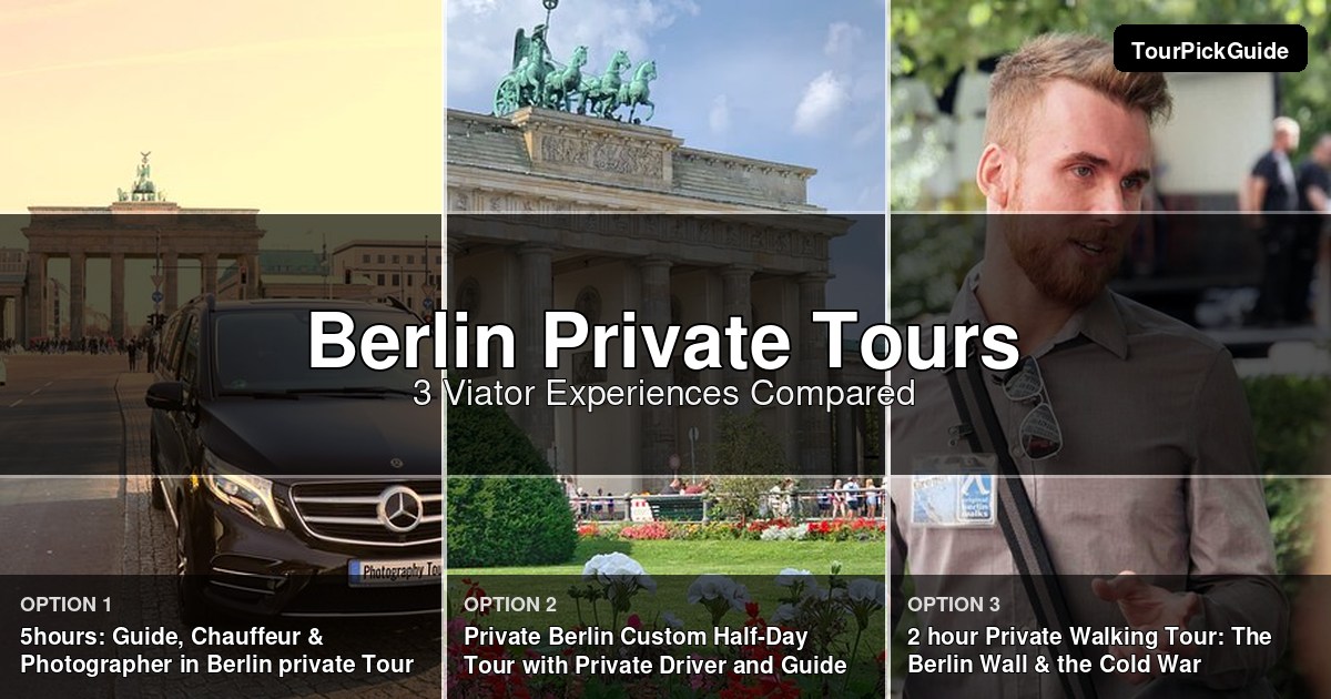 Berlin private tours – three Viator experiences compared