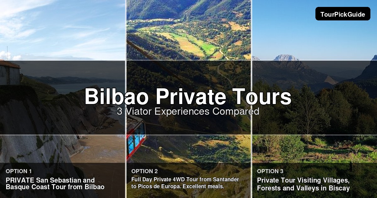 Bilbao private tours – three Viator experiences compared