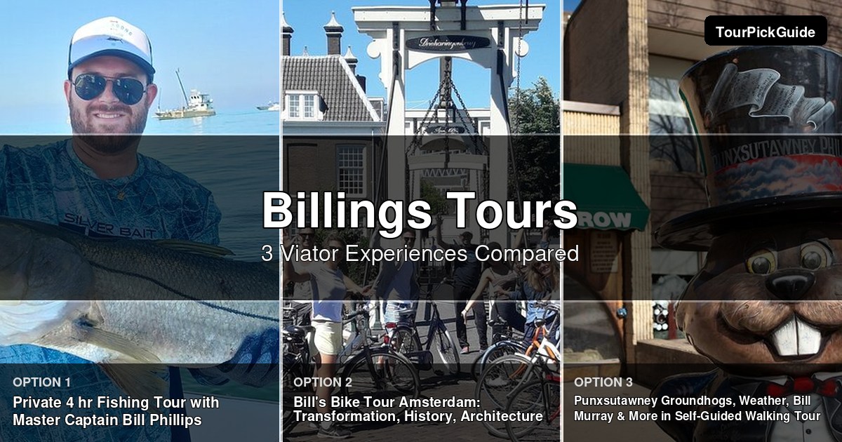 Billings tours – three Viator experiences compared