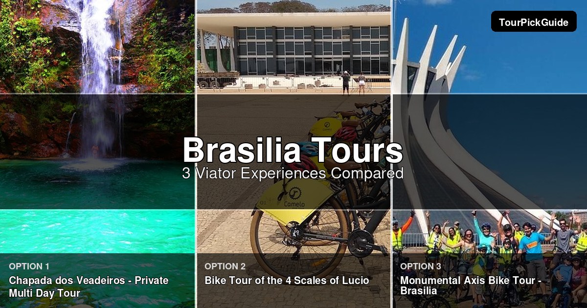 Brasilia tours – three Viator experiences compared