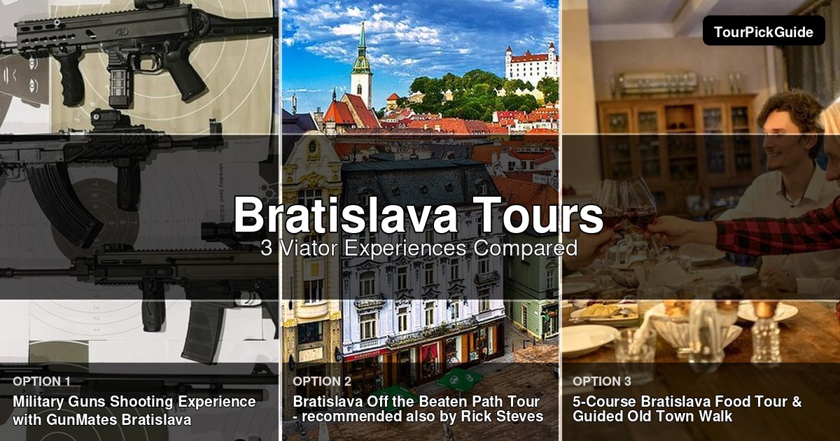 Bratislava tours – three Viator experiences compared