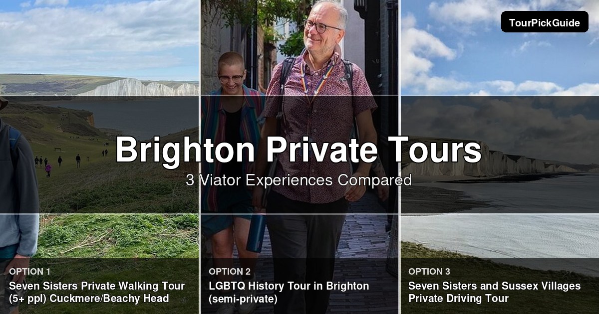 Brighton private tours – three Viator experiences compared