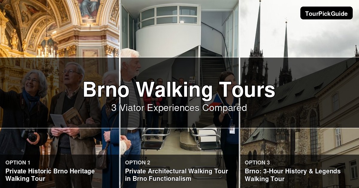 Brno walking tours – three Viator experiences compared