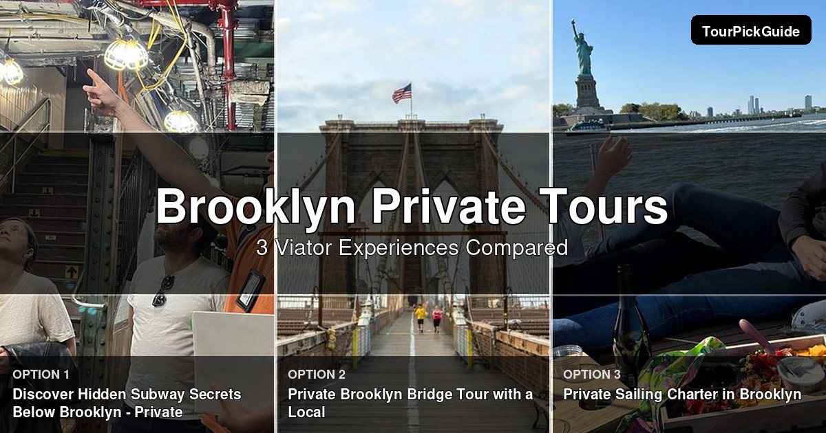 Brooklyn private tours – three Viator experiences compared