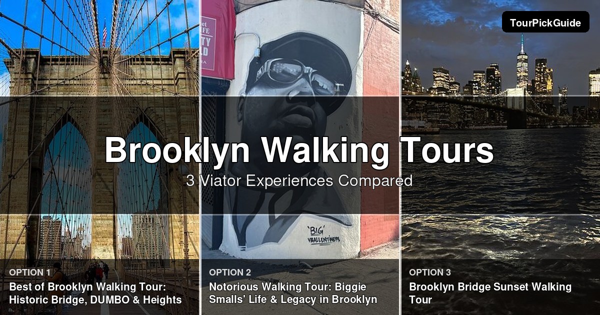 Brooklyn walking tours – three Viator experiences compared