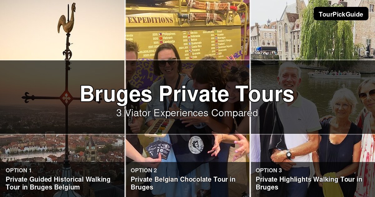 Bruges private tours – three Viator experiences compared
