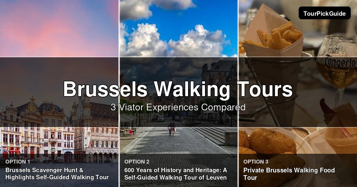 Brussels walking tours – three Viator experiences compared