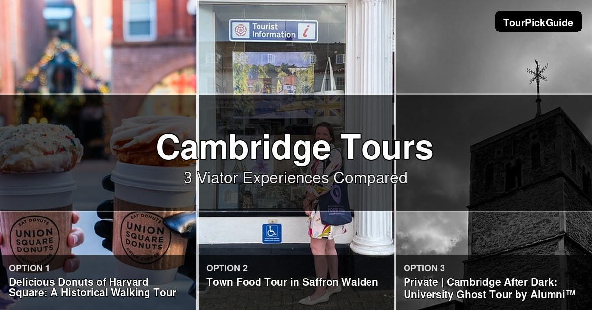 Cambridge tours – three Viator experiences compared