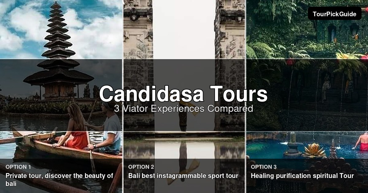 Candidasa tours – three Viator experiences compared