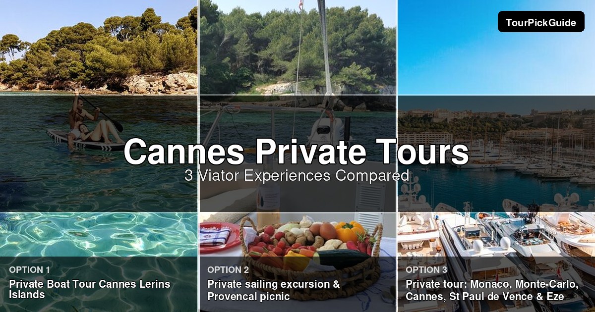 Cannes private tours – three Viator experiences compared