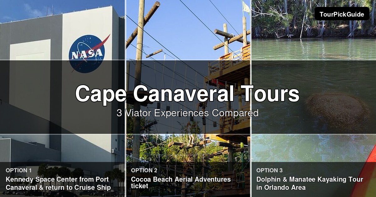 Cape Canaveral tours – three Viator experiences compared