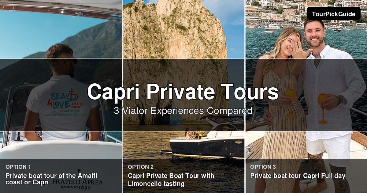 Capri private tours – three Viator experiences compared