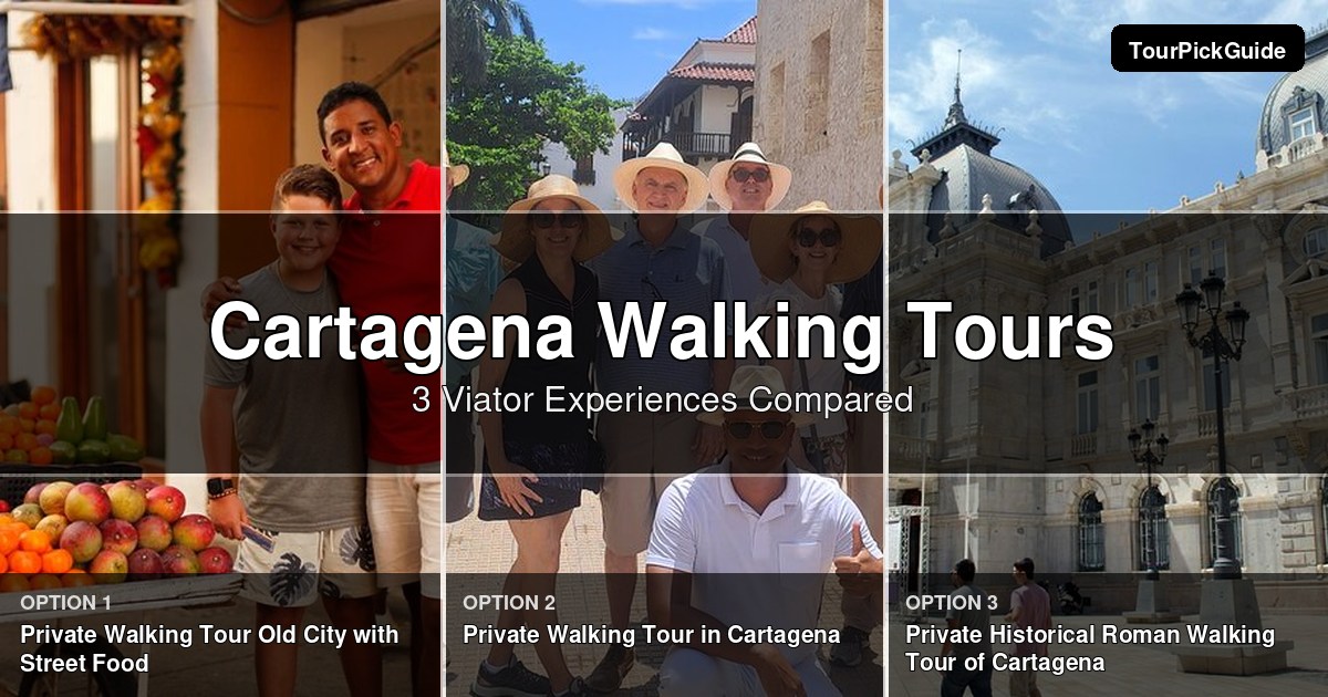 Cartagena walking tours – three Viator experiences compared