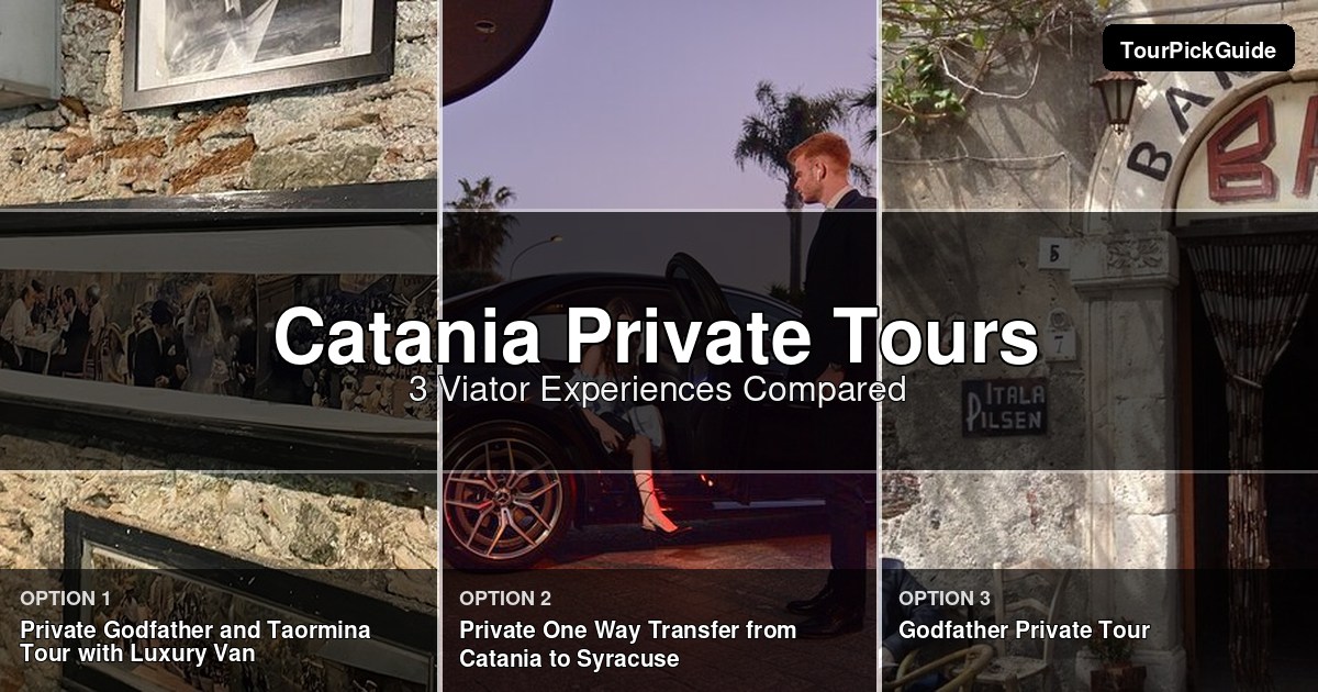 Catania private tours – three Viator experiences compared