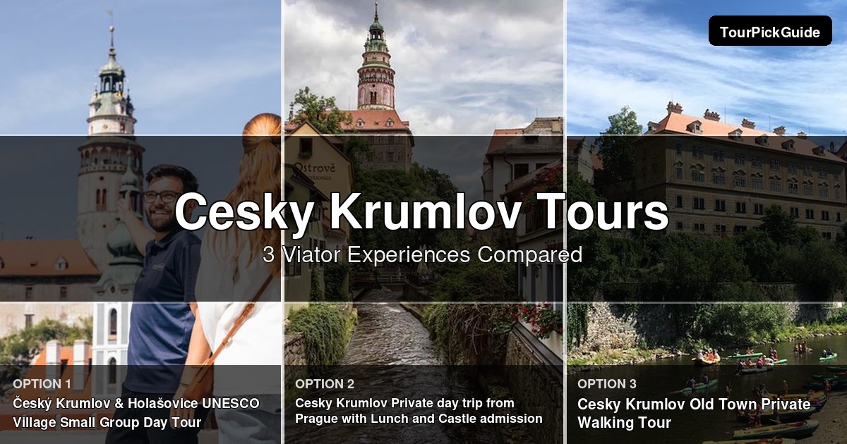 Cesky Krumlov tours – three Viator experiences compared