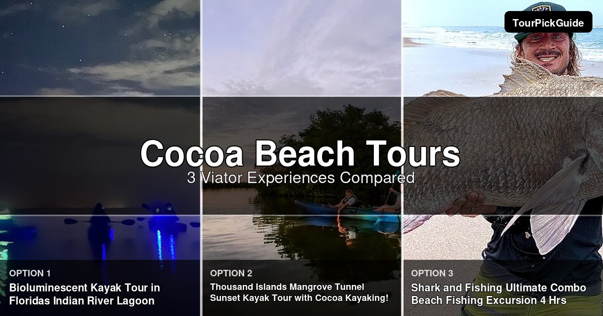 Cocoa Beach tours – three Viator experiences compared
