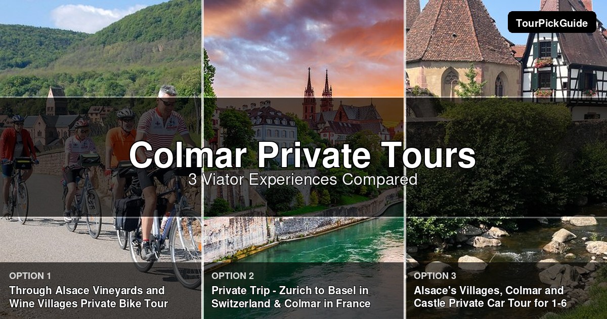 Colmar private tours – three Viator experiences compared