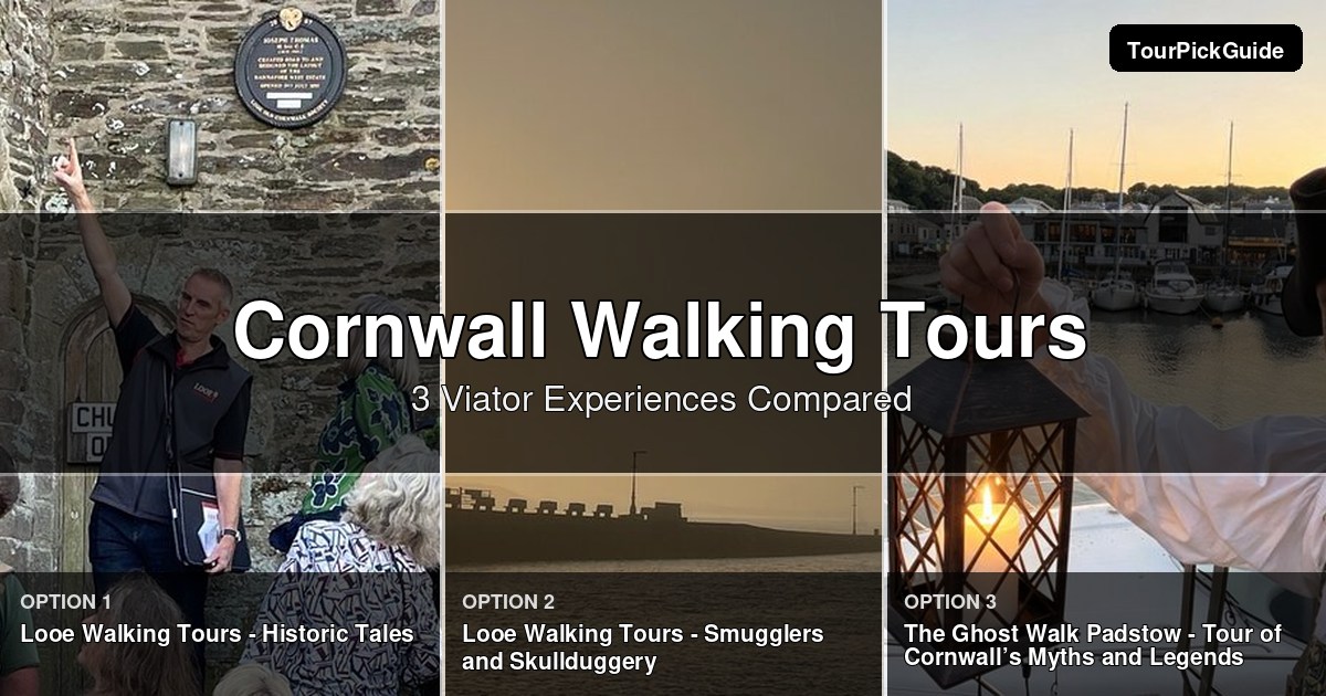 Cornwall walking tours – three Viator experiences compared