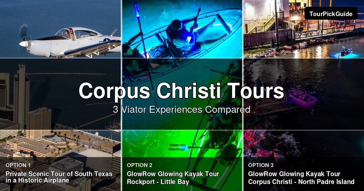 Corpus Christi tours – three Viator experiences compared