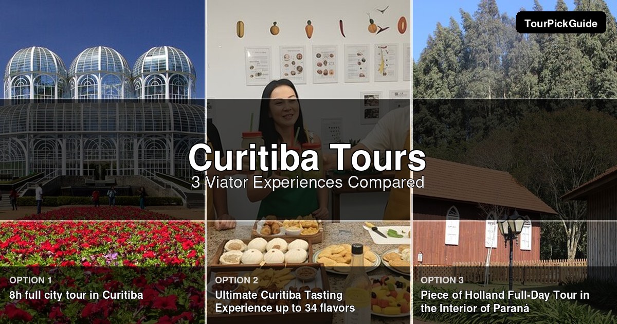 Curitiba tours – three Viator experiences compared