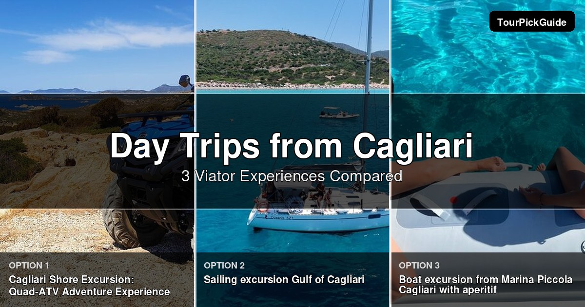 day trips from Cagliari – three Viator experiences compared