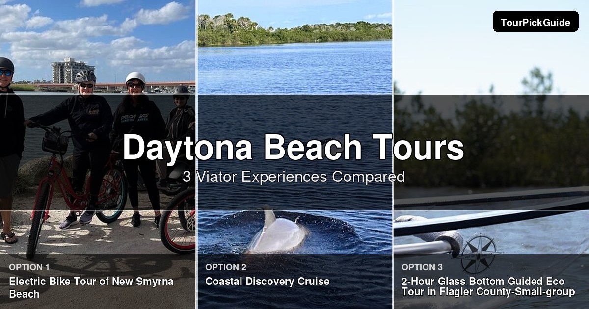 Daytona Beach tours – three Viator experiences compared