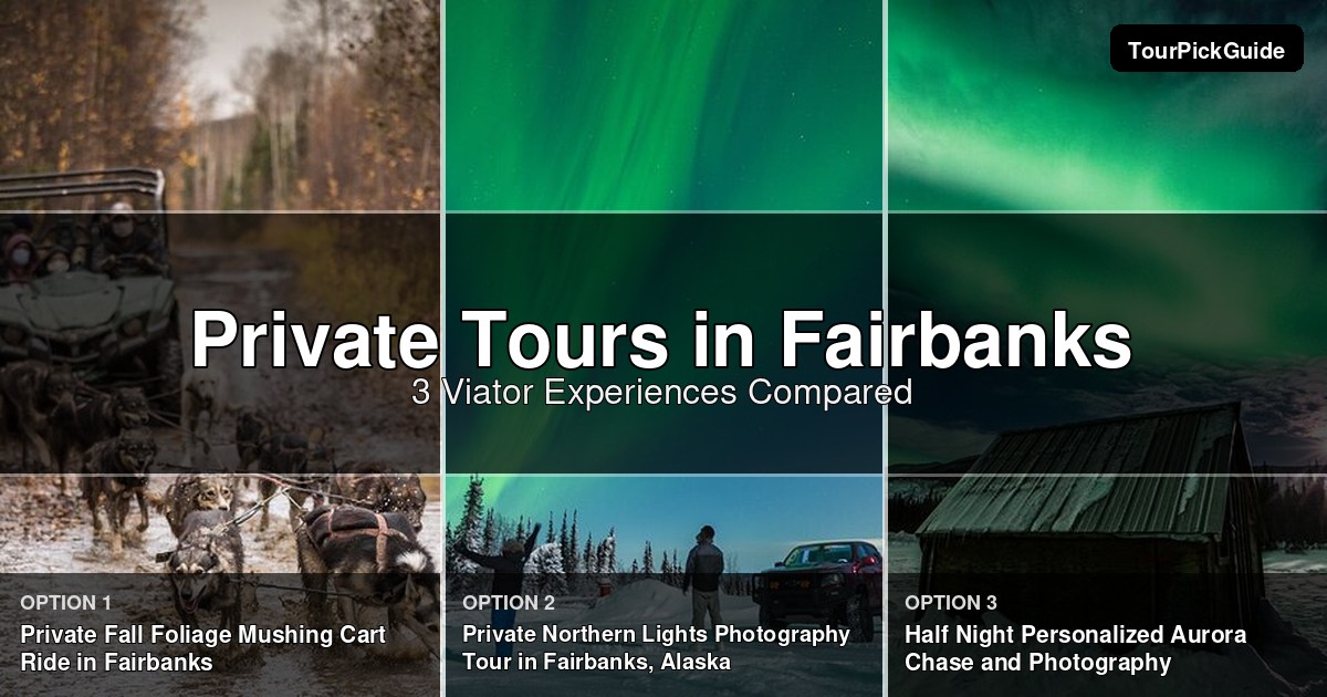 Fairbanks private tours – three Viator experiences compared