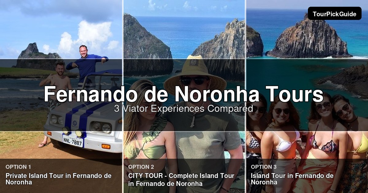 Fernando de Noronha tours – three Viator experiences compared