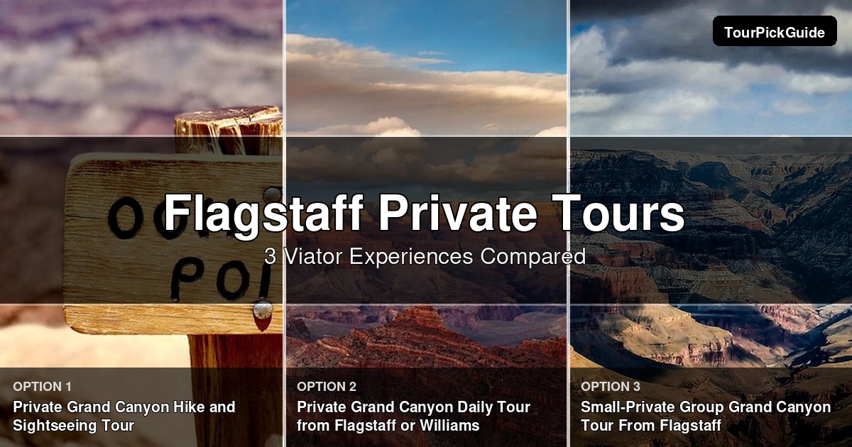 Flagstaff private tours – three Viator experiences compared