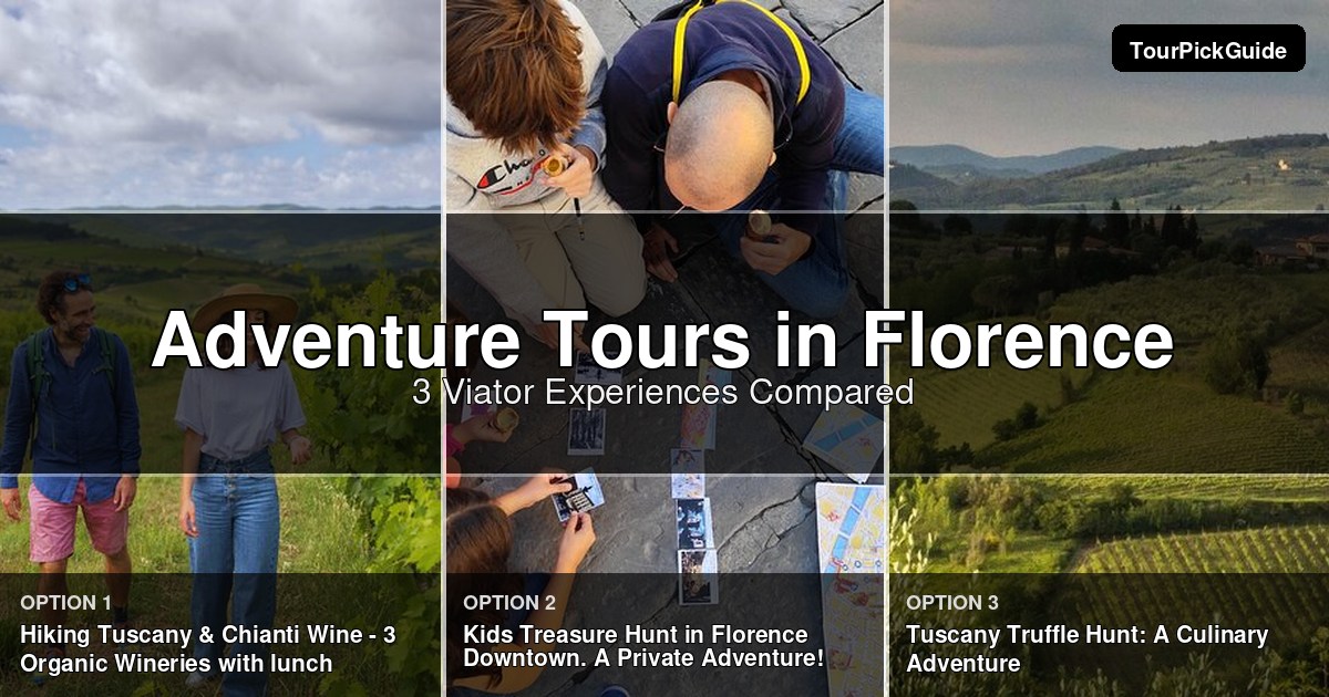 Florence adventure tours – three Viator experiences compared