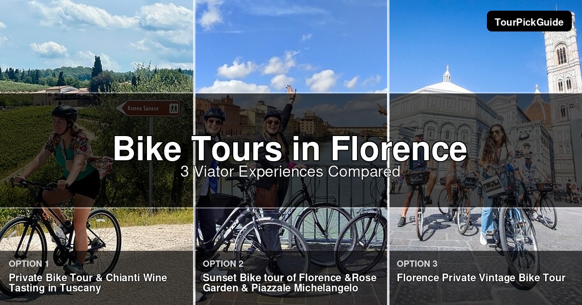 Florence bike tours – three Viator experiences compared