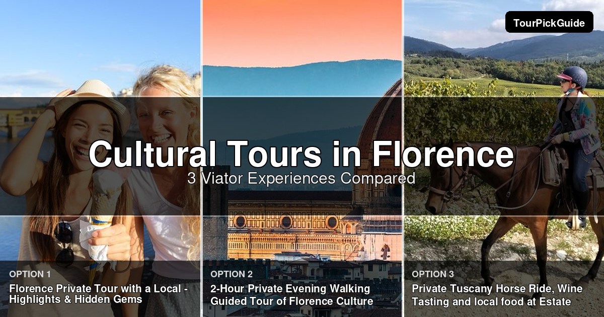 Florence cultural tours – three Viator experiences compared
