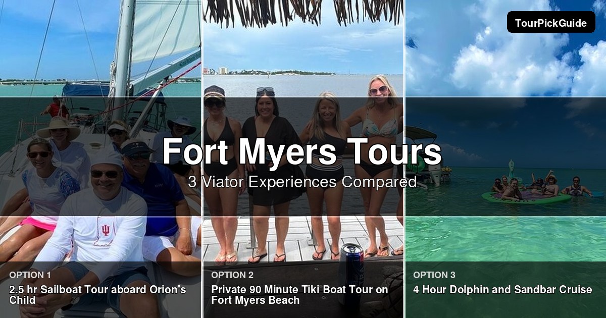 Fort Myers tours – three Viator experiences compared