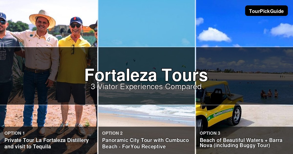 Fortaleza tours – three Viator experiences compared