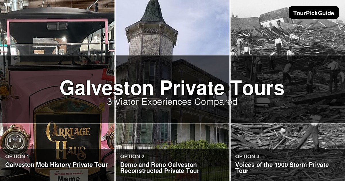 Galveston private tours – three Viator experiences compared
