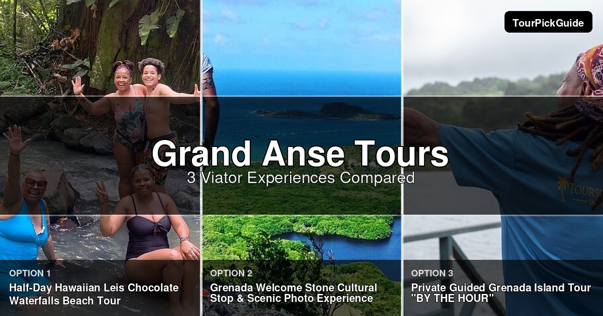 Grand Anse tours – three Viator experiences compared